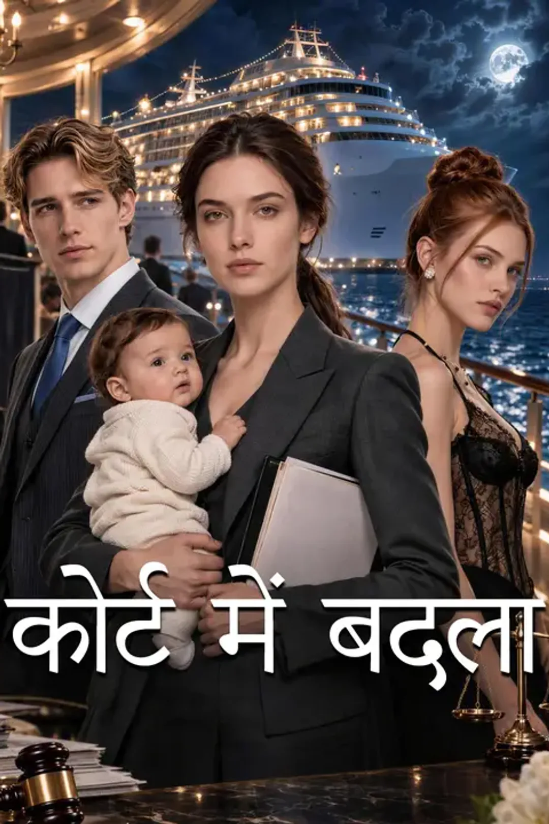 कोर्ट में बदला का पोस्टर