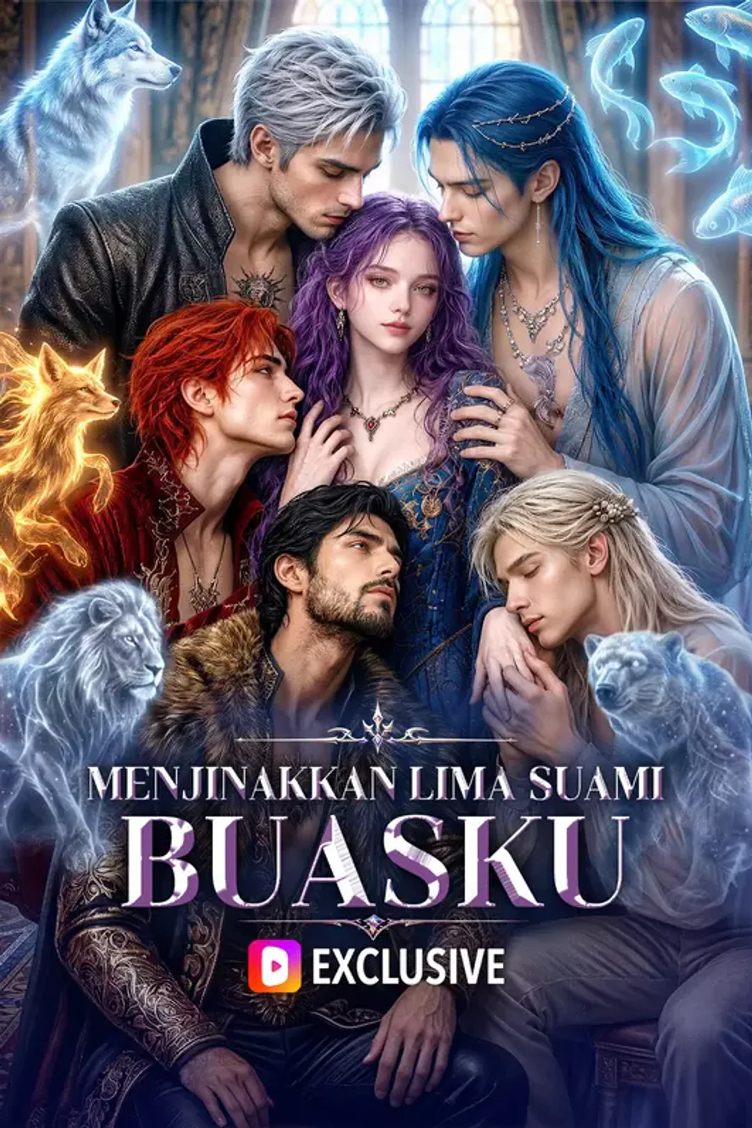 Poster Menjinakkan Lima Suami Buasku
