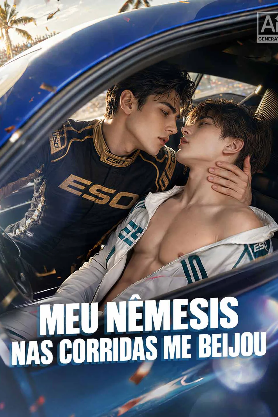 Pôster de Meu Nêmesis nas Corridas Me Beijou