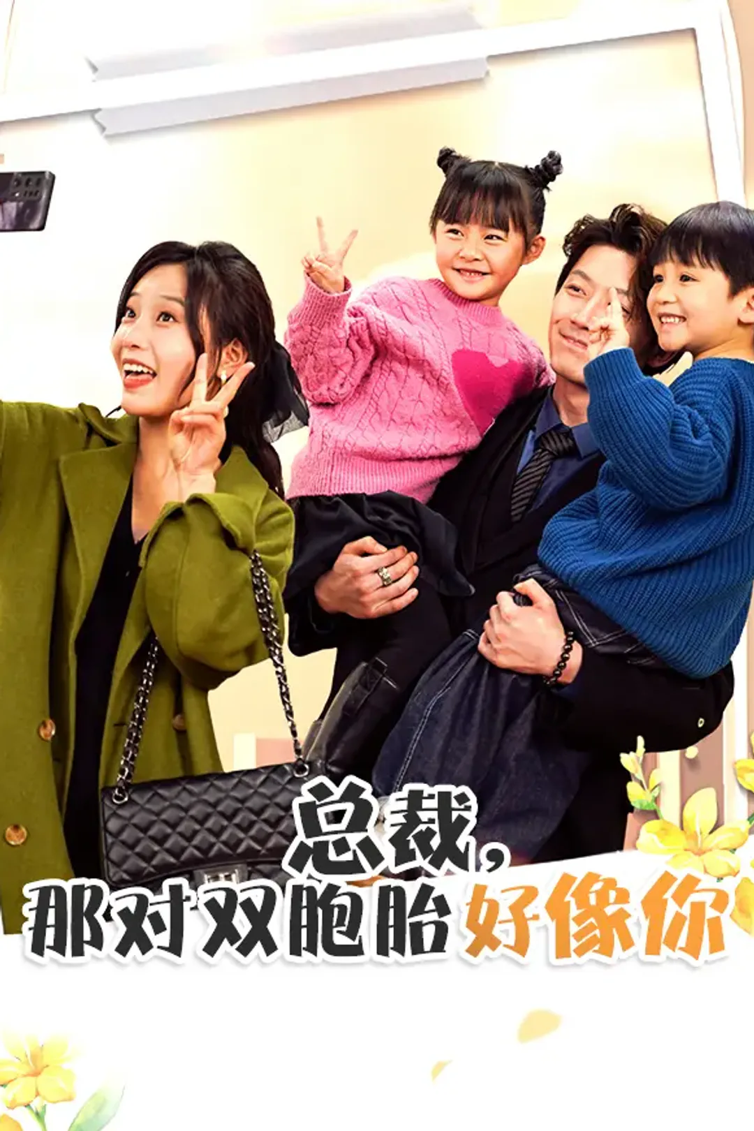 《总裁，那对双胞胎好像你》海报