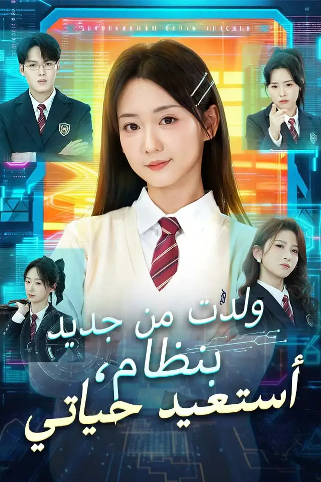 ملصق مسلسل «ولدت من جديد بنظام، أستعيد حياتي»