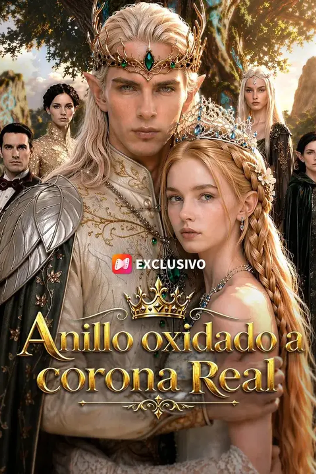 Póster de Anillo oxidado a corona real