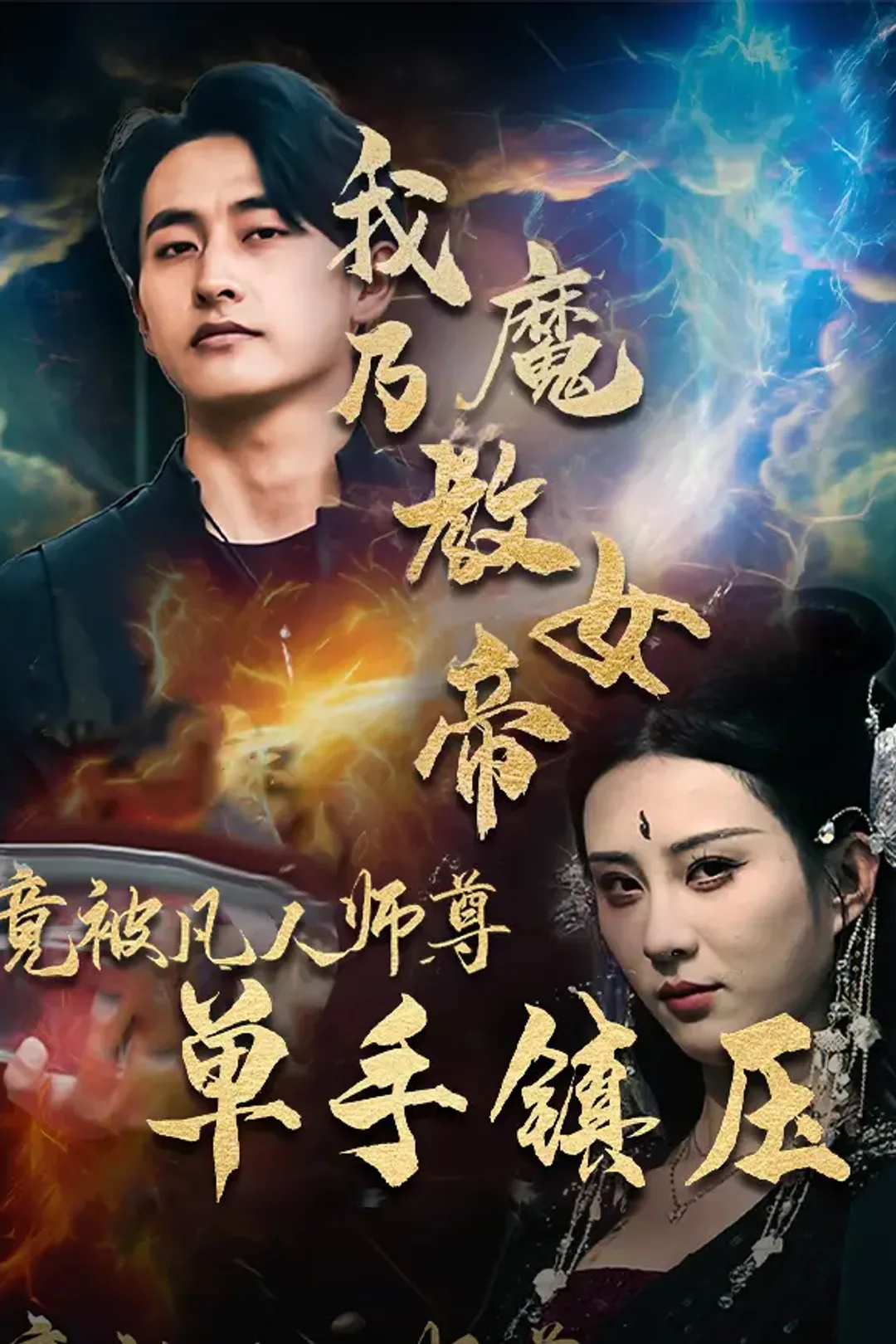 《我乃魔教女帝，竟被凡人师尊单手镇压》海报