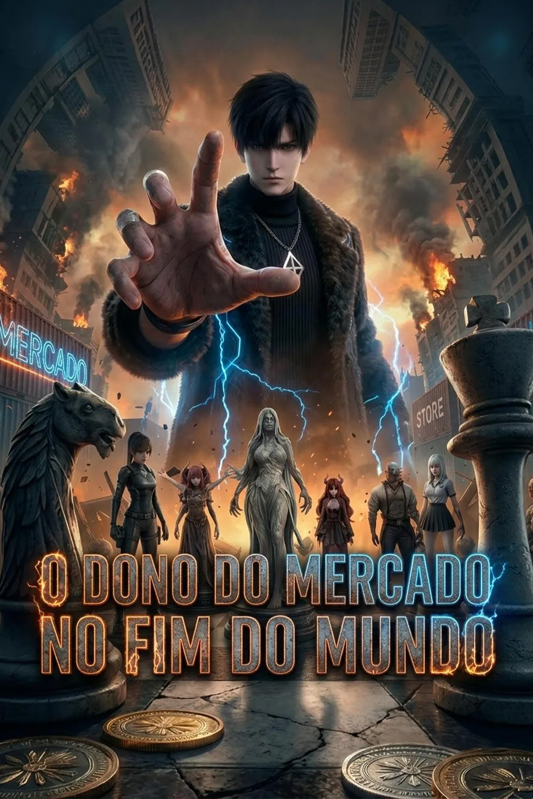 Pôster de O Dono do Mercado no Fim do Mundo