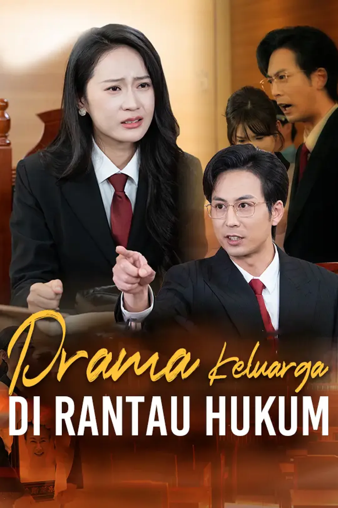 Poster Drama Keluarga di Rantau Hukum