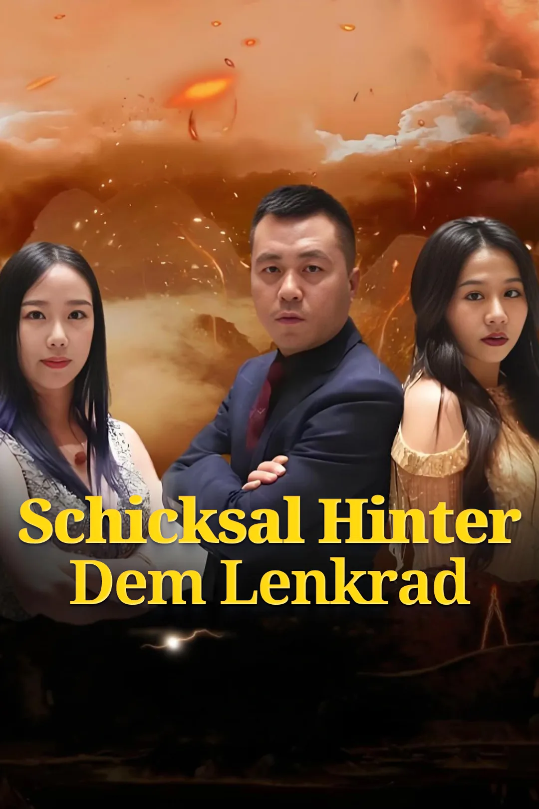 Poster von Schicksal hinter dem Lenkrad