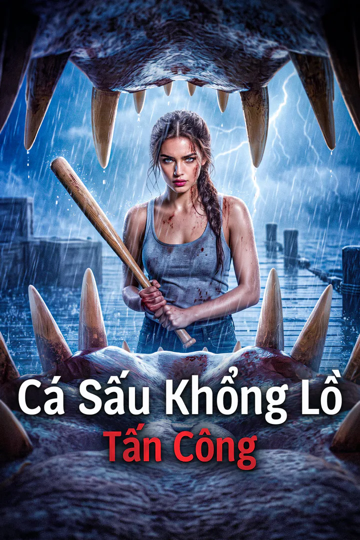 Poster phim Cá Sấu Khổng Lồ Tấn Công