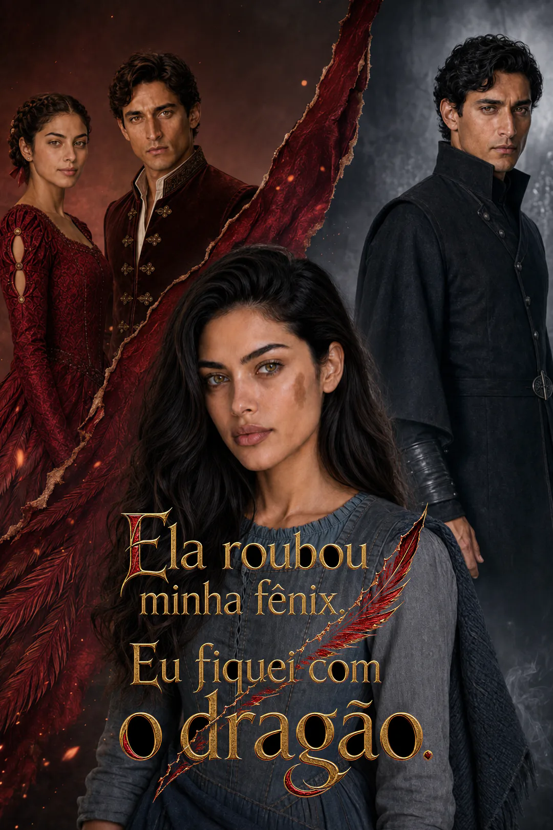 Pôster de Ela roubou minha fênix. Eu fiquei com o dragão