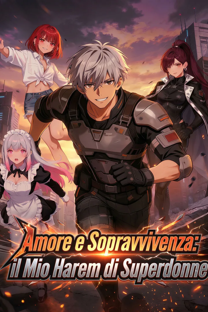 Locandina di Amore e Sopravvivenza: il Mio Harem di Superdonne