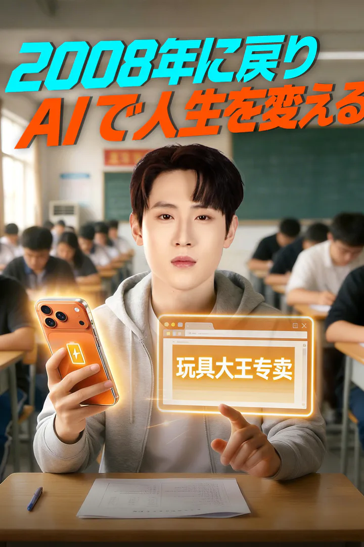 2008年に戻り、AIで人生を変えるのポスター