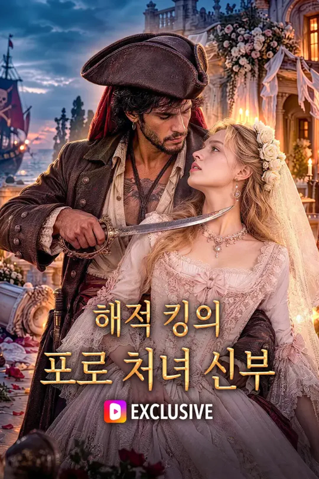 해적 킹의 포로 처녀 신부 포스터