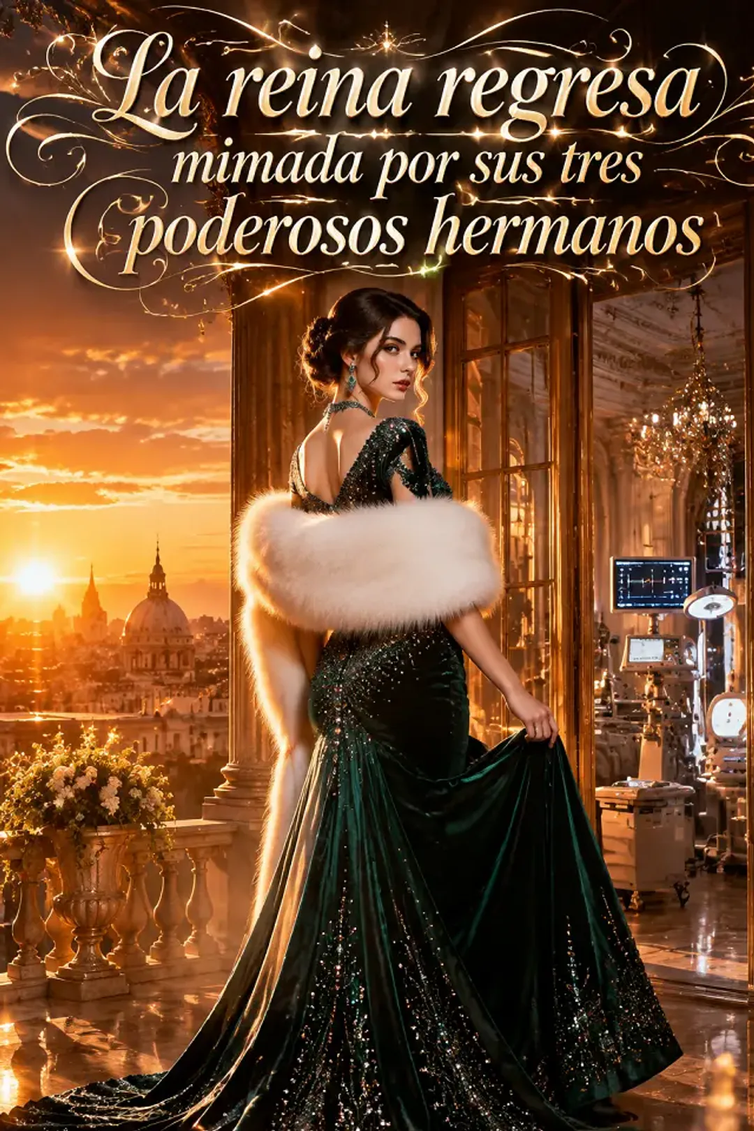 Póster de La reina regresa mimada por sus tres poderosos hermanos