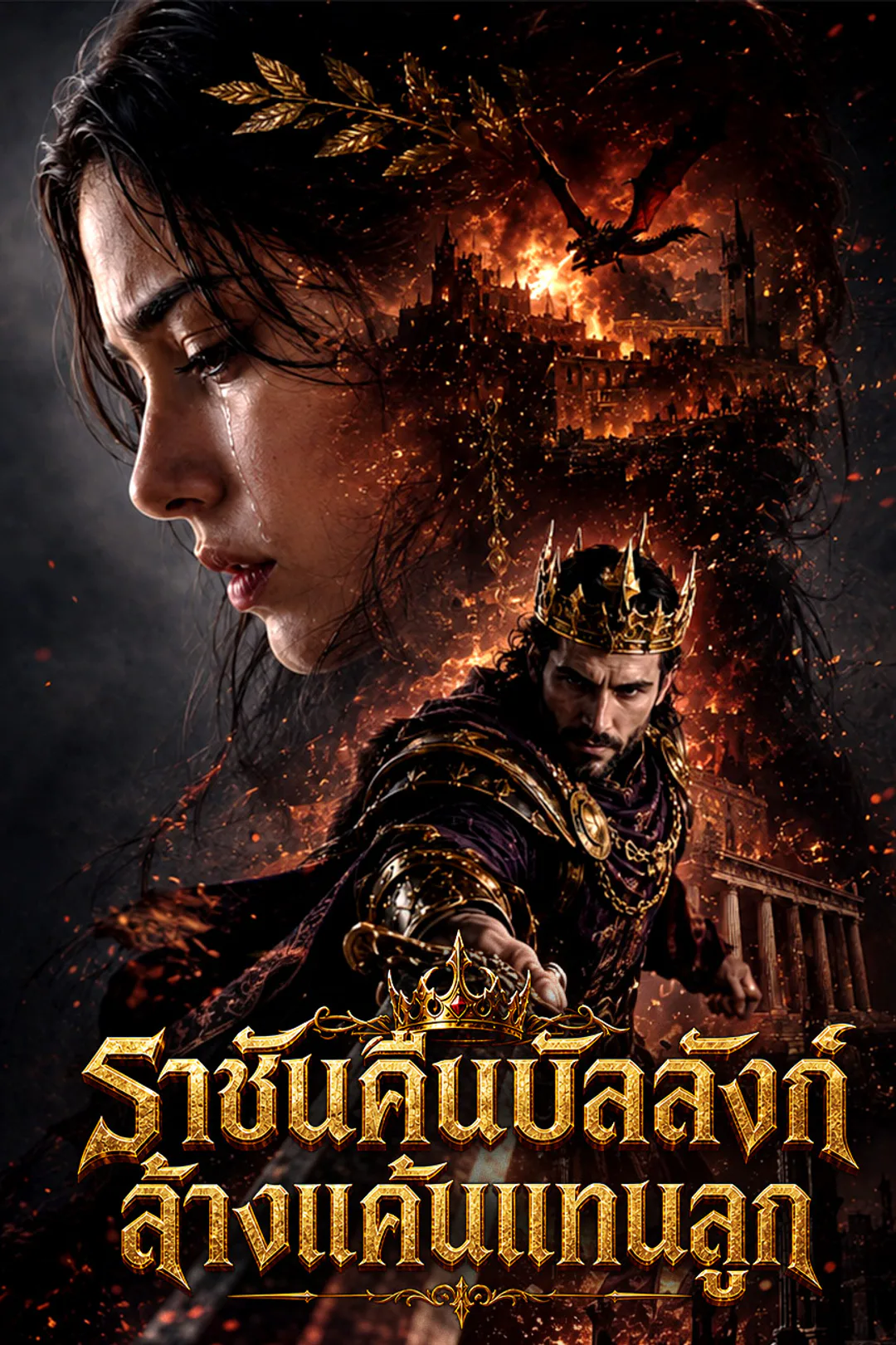 โปสเตอร์ ราชันคืนบัลลังก์ ล้างแค้นแทนลูก（ฉบับพากย์ ）