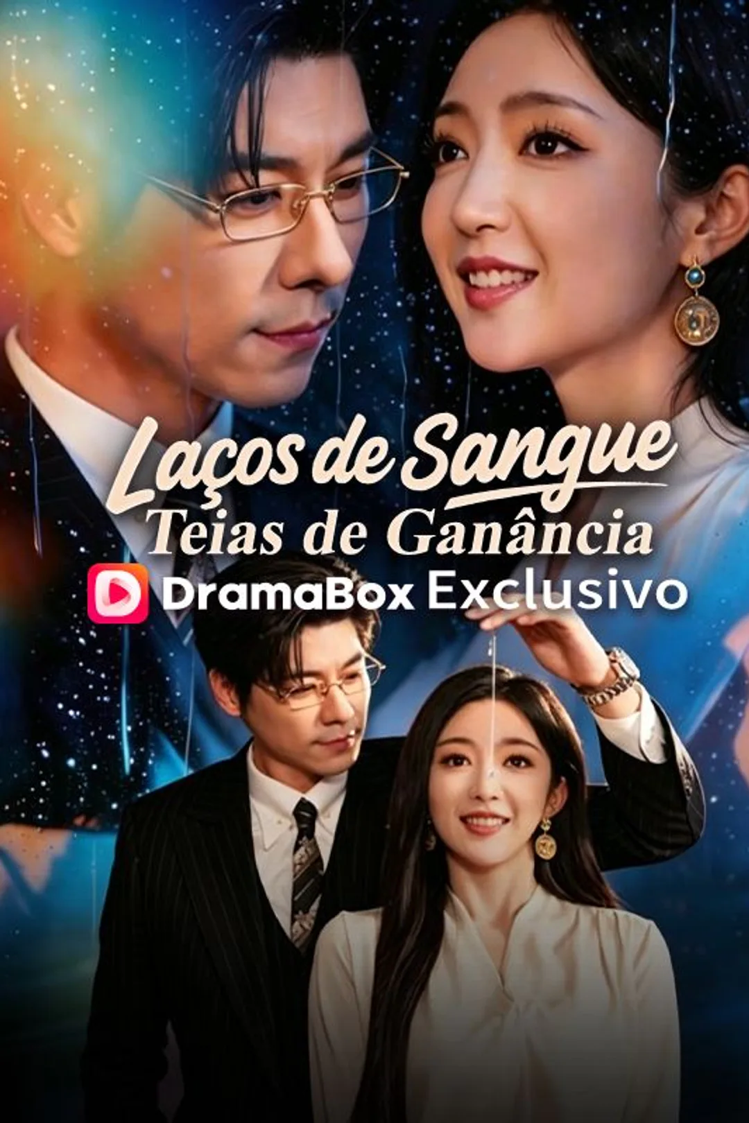 Pôster de Laços de Sangue, Teias de Ganância