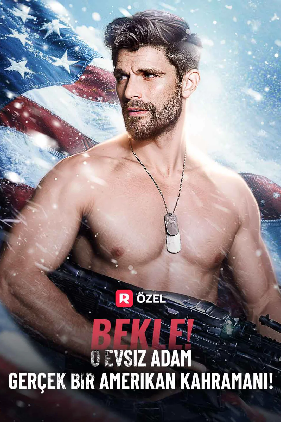 Bekle! O Evsiz Adam Gerçek Bir Amerikan Kahramanı! afişi