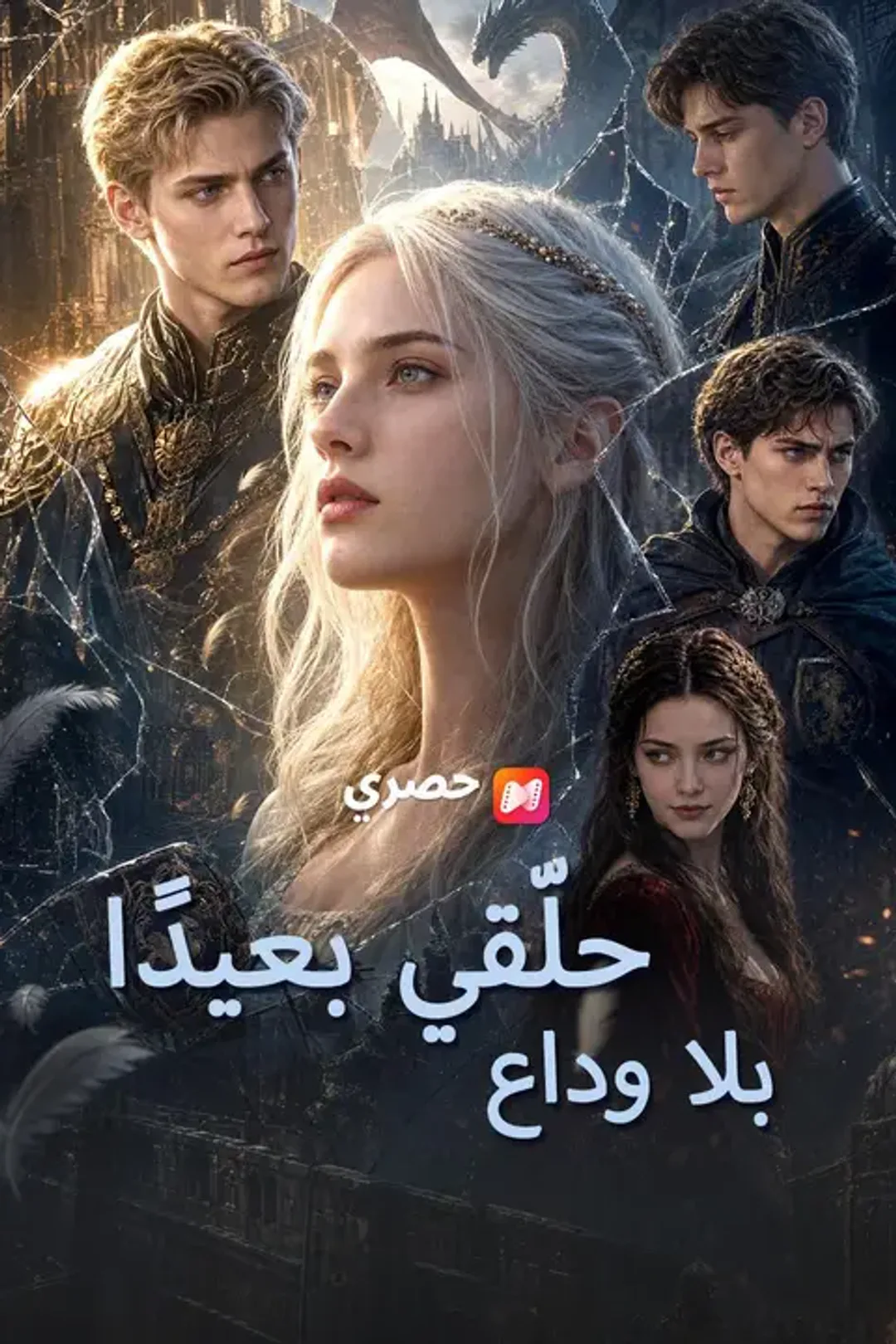 ملصق مسلسل «حلّقي بعيدًا بلا وداع»