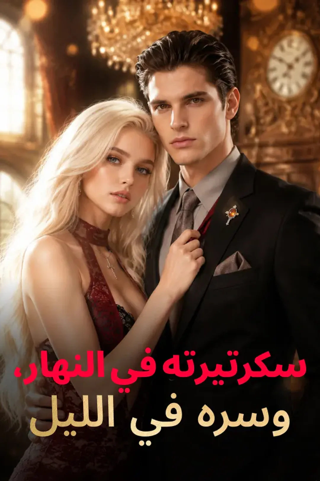 ملصق مسلسل «‫سكرتيرته في النهار، وسره في الليل‬»