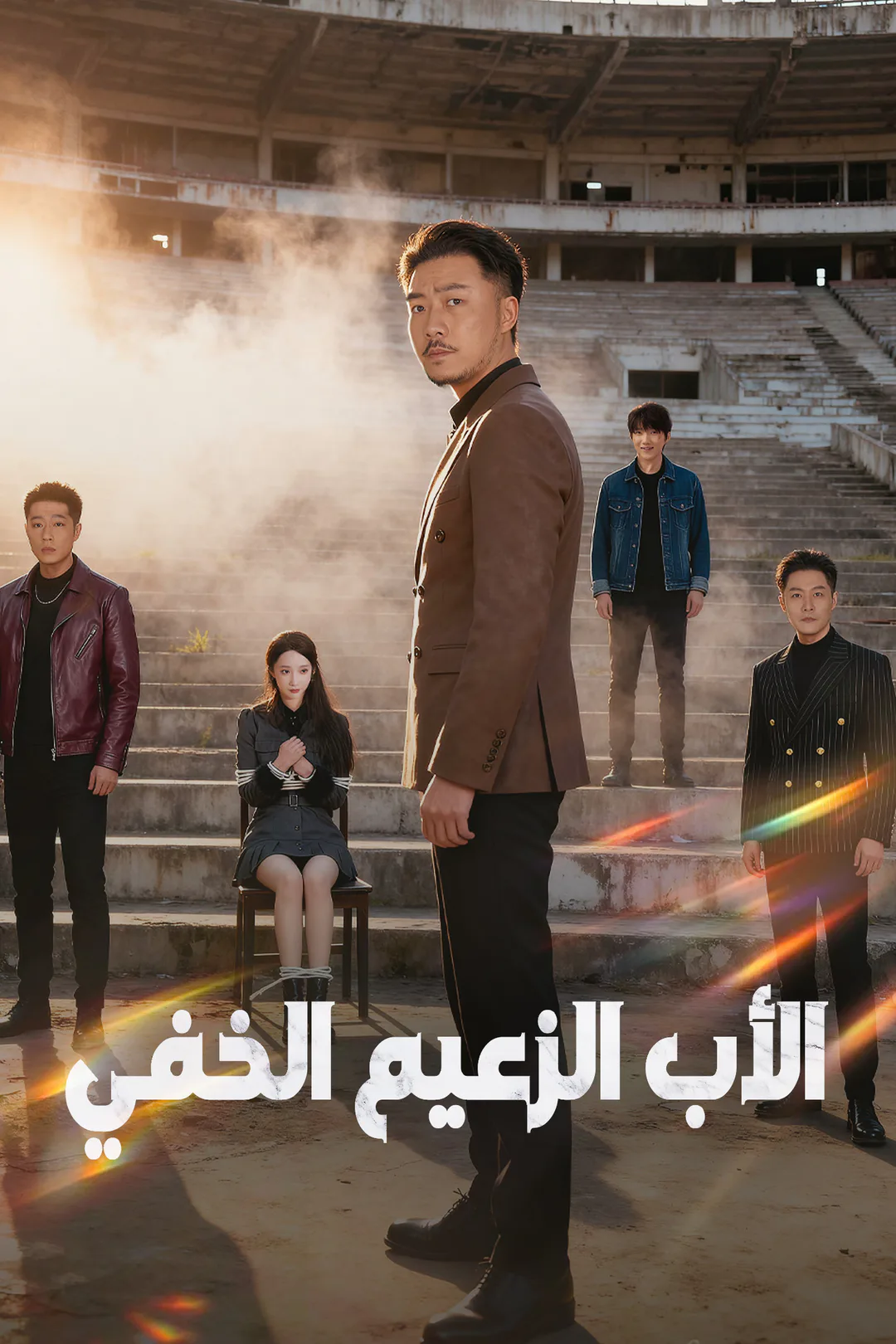 ملصق مسلسل «الأب الزعيم الخفي»