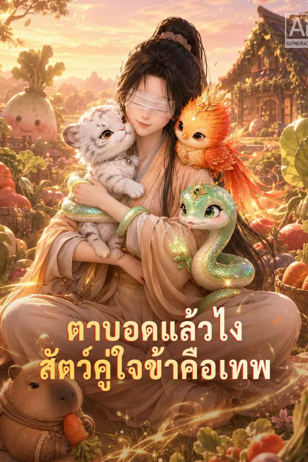 โปสเตอร์ ตาบอดแล้วไง สัตว์คู่ใจข้าคือเทพ