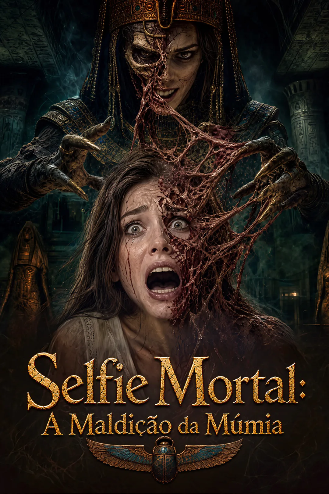 Pôster de Selfie Mortal: A Maldição da Múmia