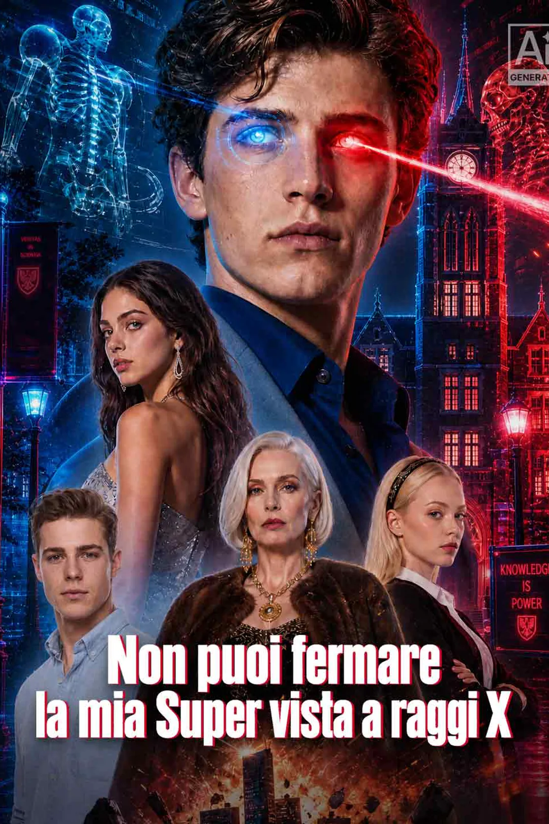 Locandina di Non puoi fermare la mia Super vista a raggi X