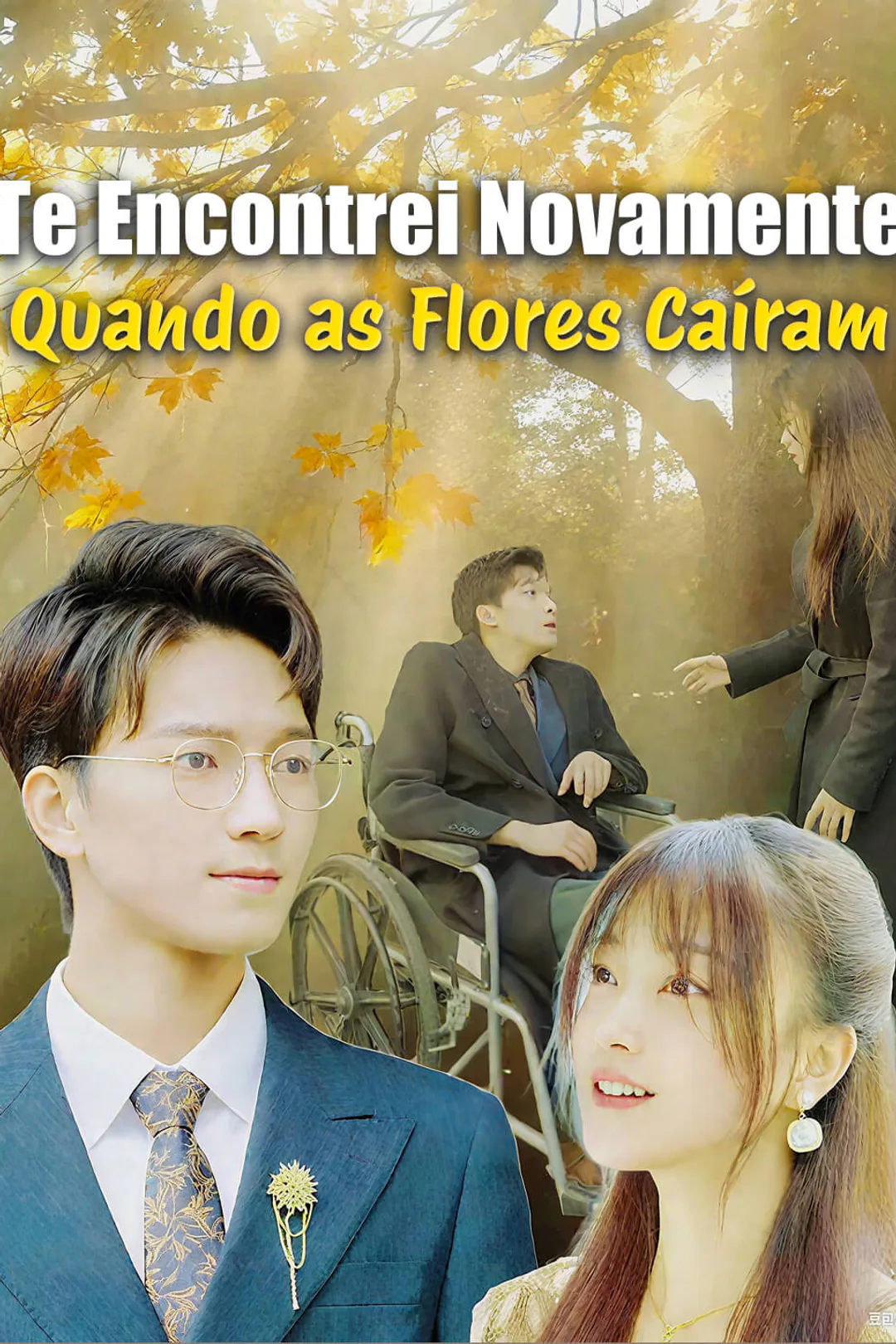 Pôster de Te Encontrei Novamente Quando as Flores Caíram