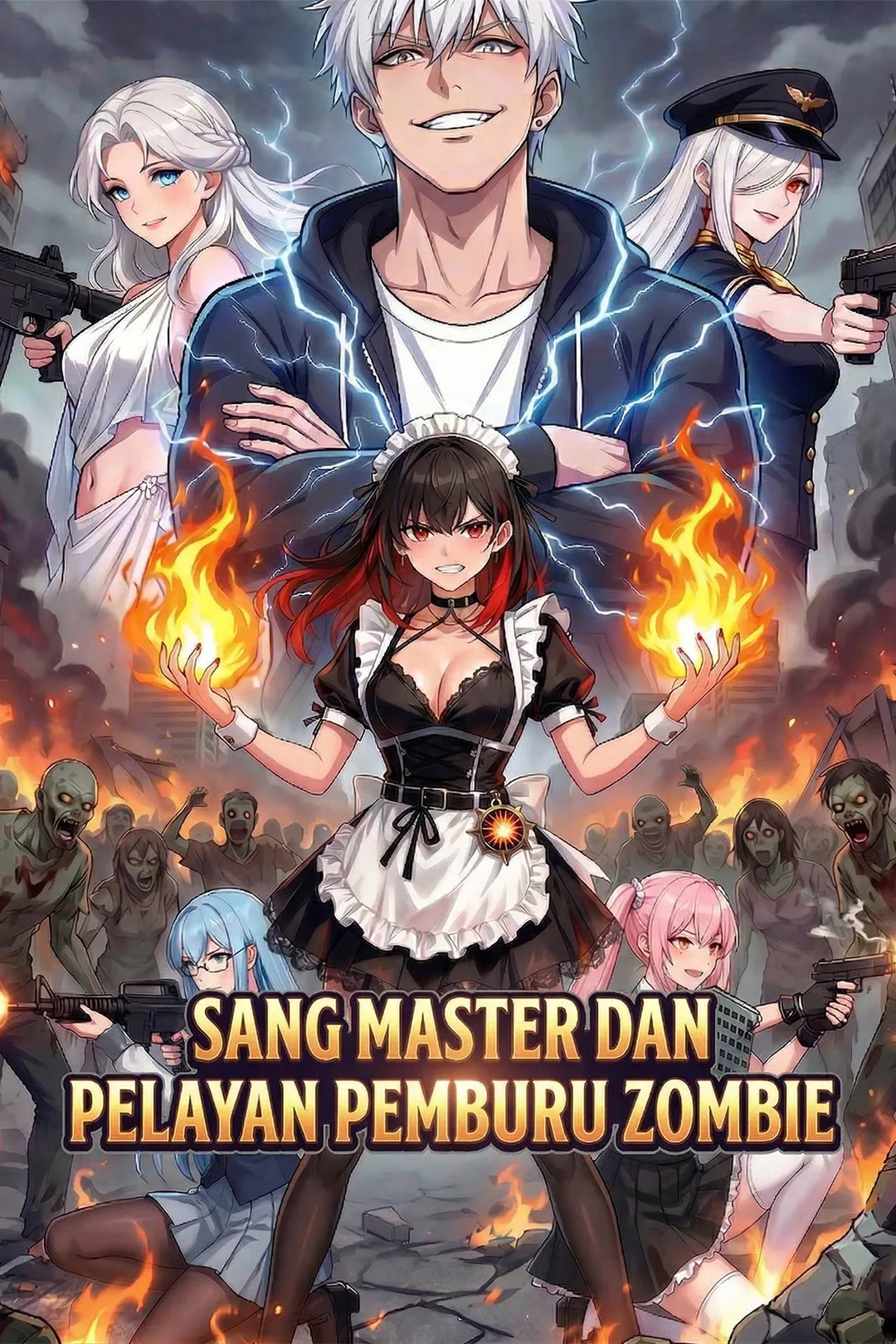 Poster Sang Master dan Pelayan Pemburu Zombie