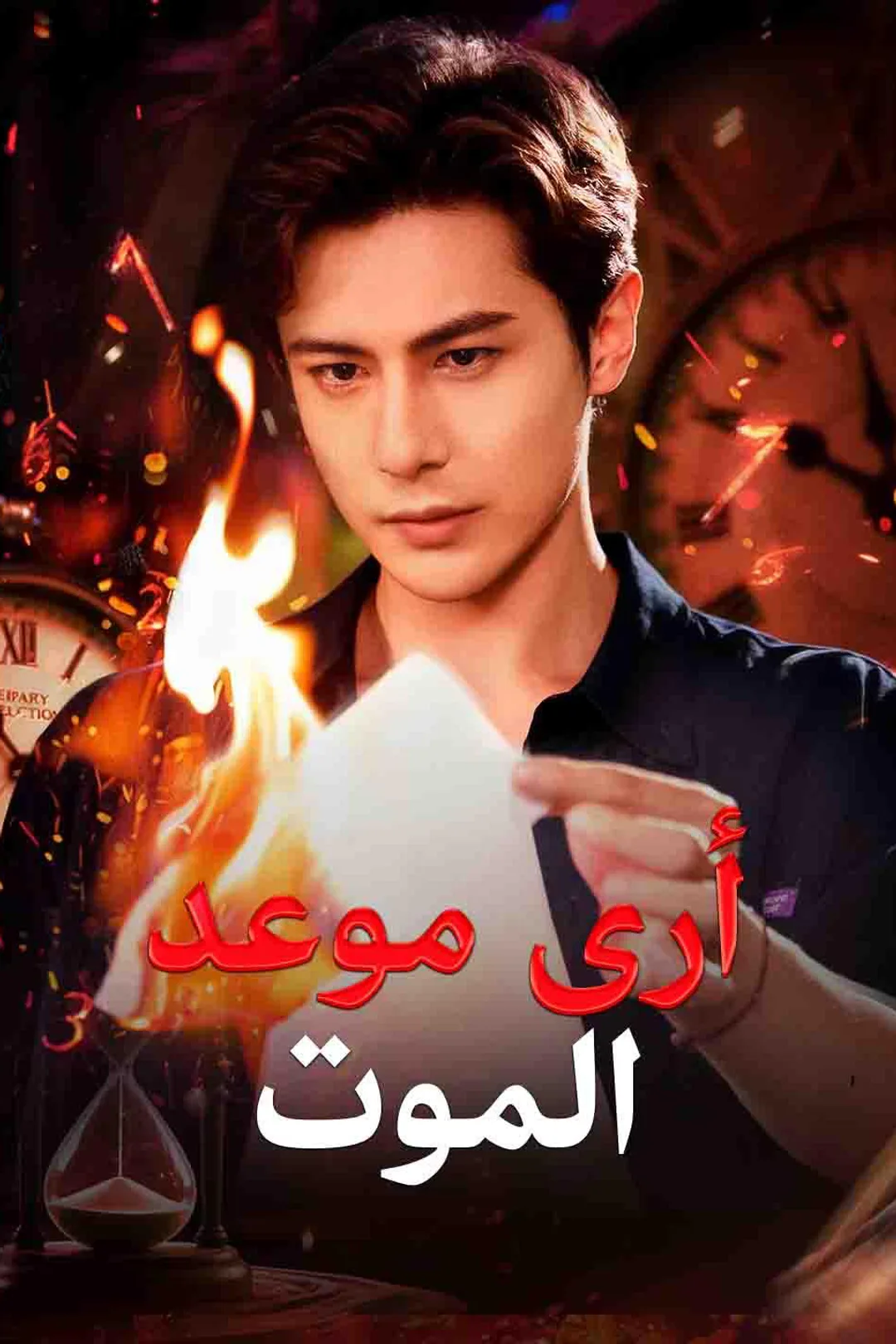 ملصق مسلسل «أرى موعد الموت»