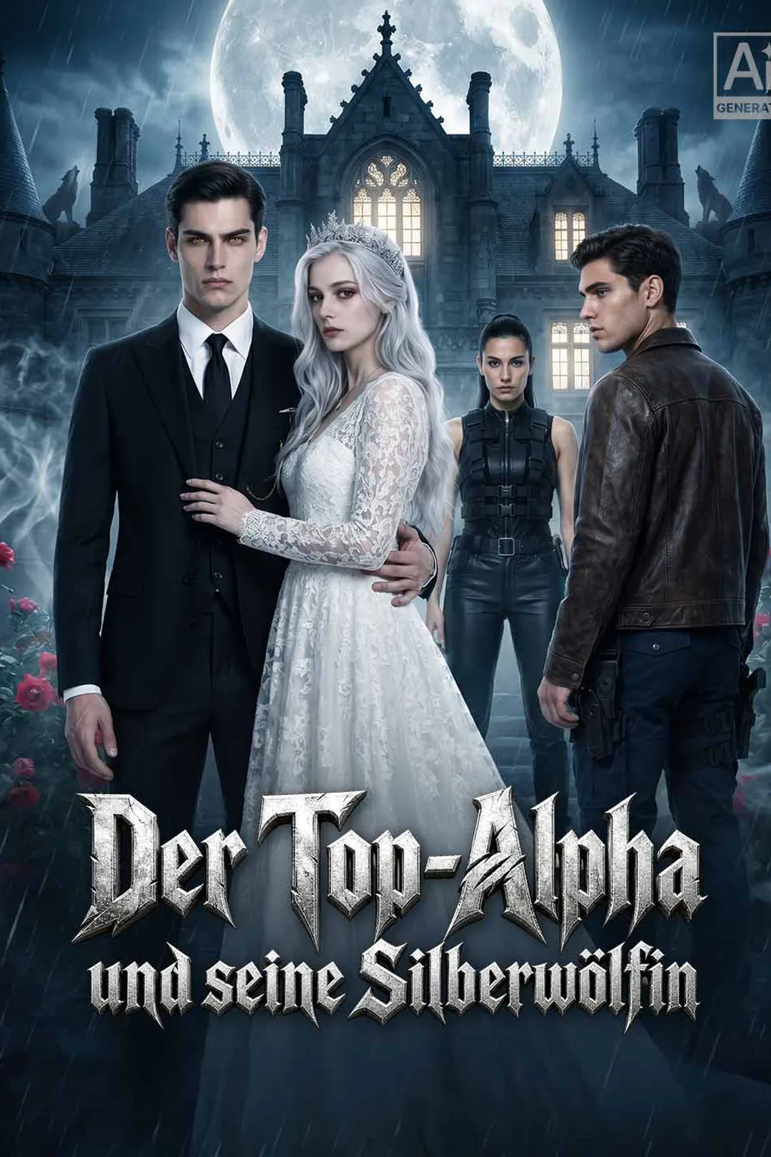 Poster von Der Top-Alpha und seine Silberwölfin