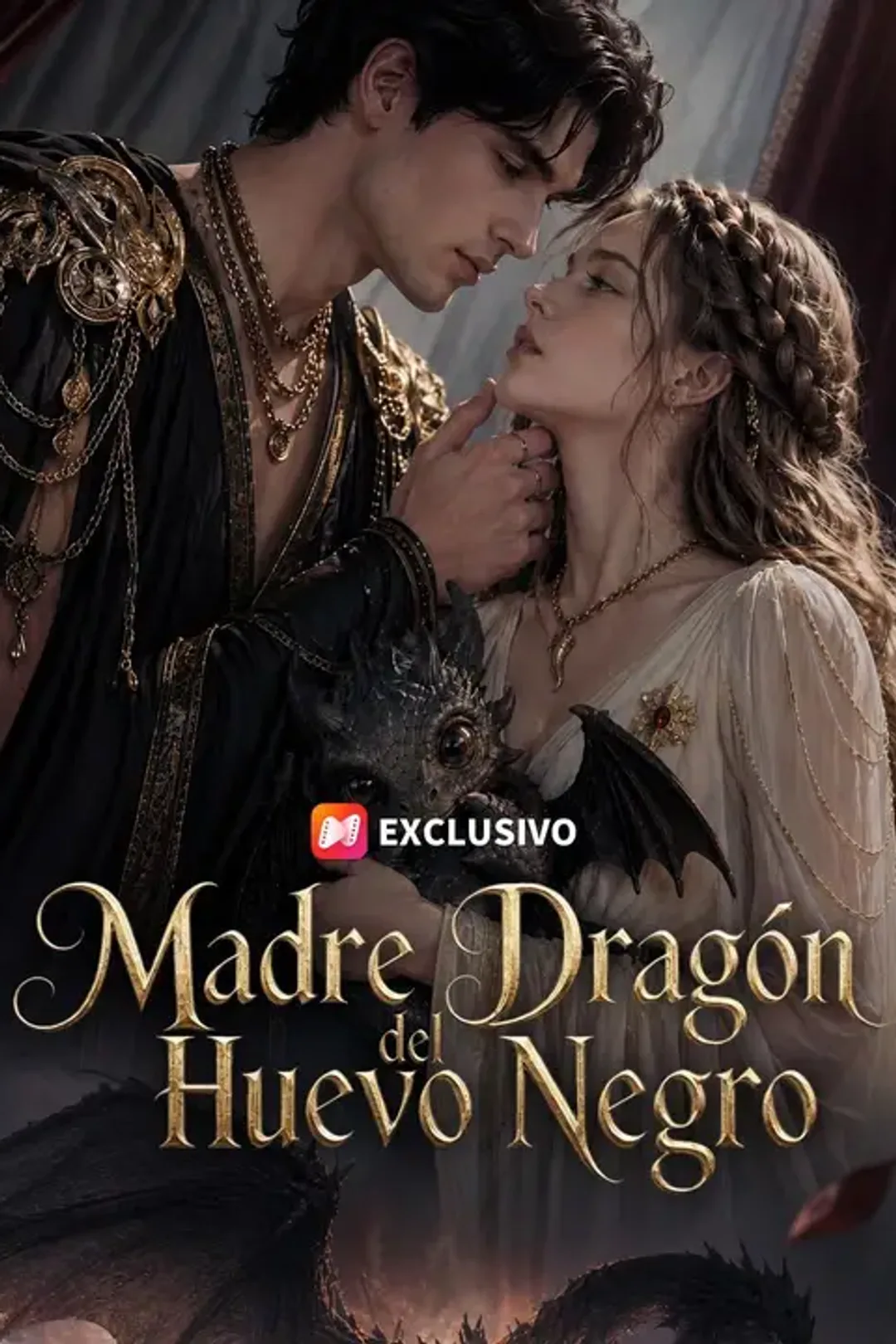 Póster de Madre dragón del huevo negro