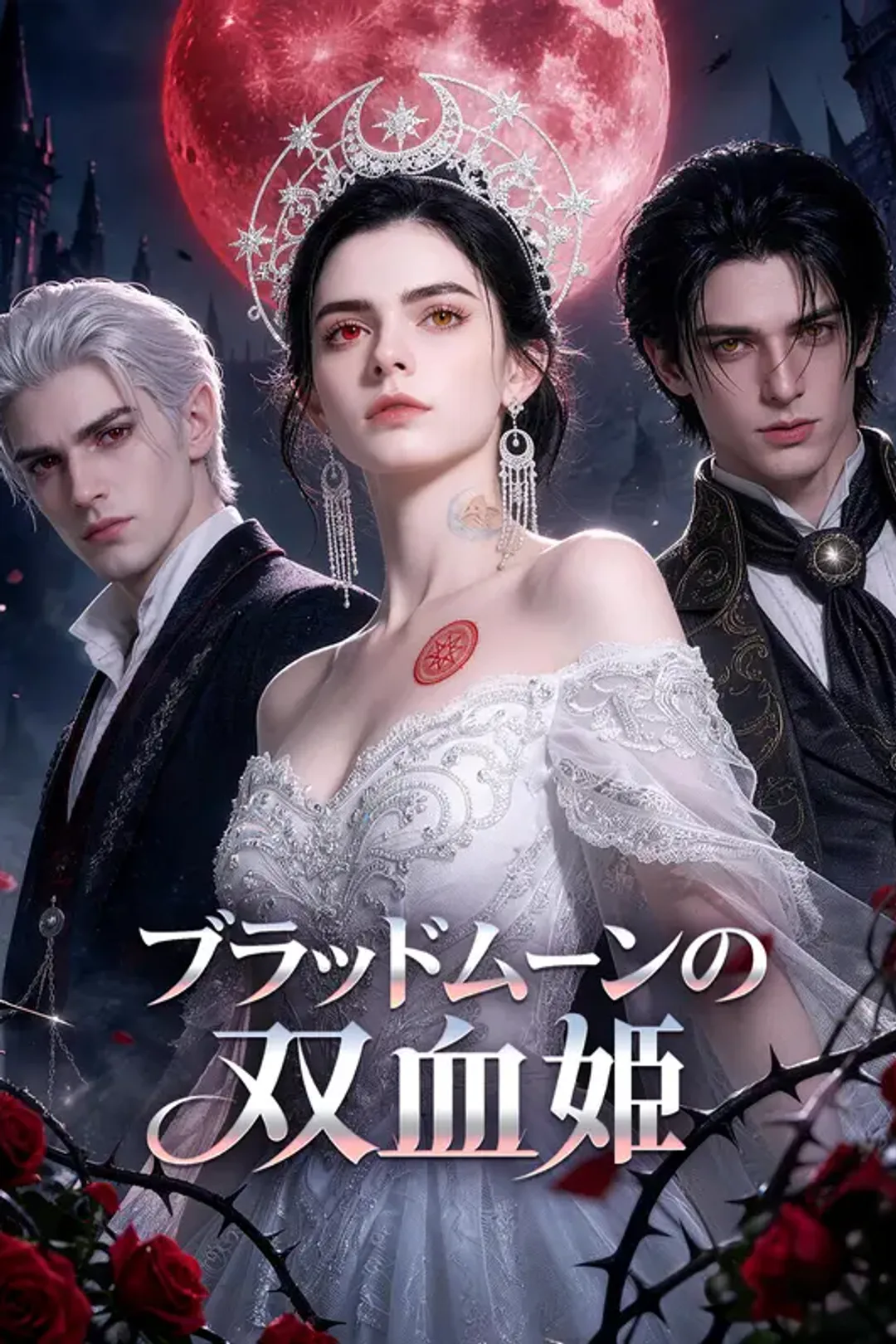 ブラッドムーンの双血姫のポスター