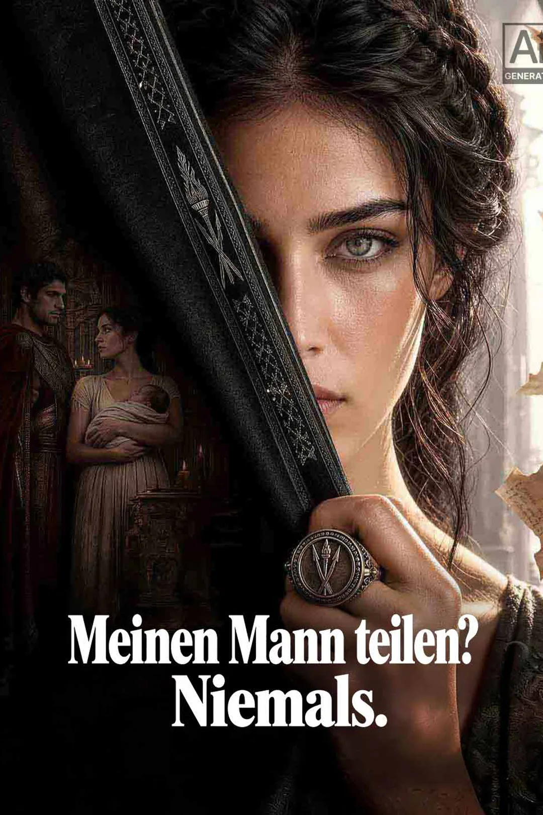 Poster von Meinen Mann teilen? Niemals.