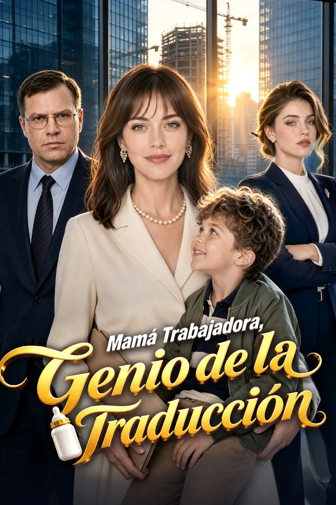 Póster de Mamá trabajadora, genio de la traducción