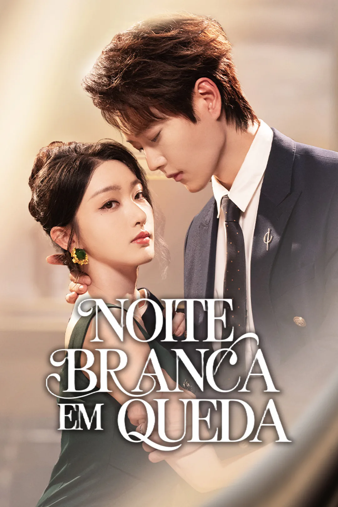 Pôster de Noite Branca em Queda
