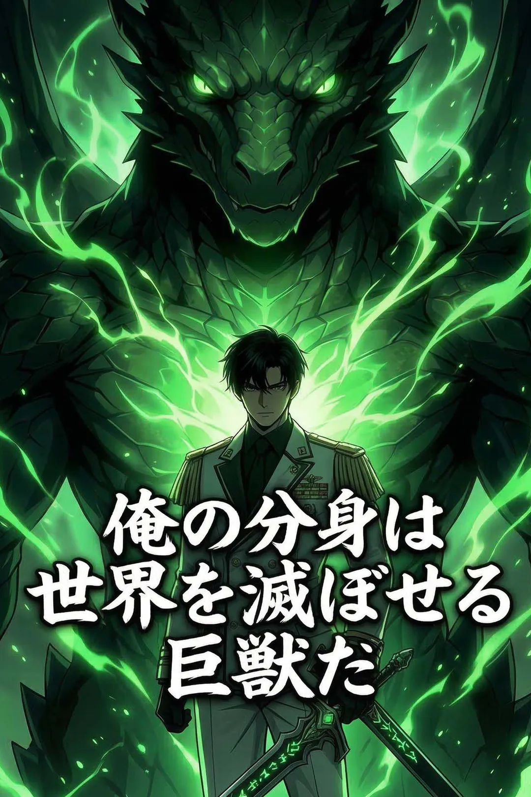 俺の分身は世界を滅ぼせる巨獣だのポスター