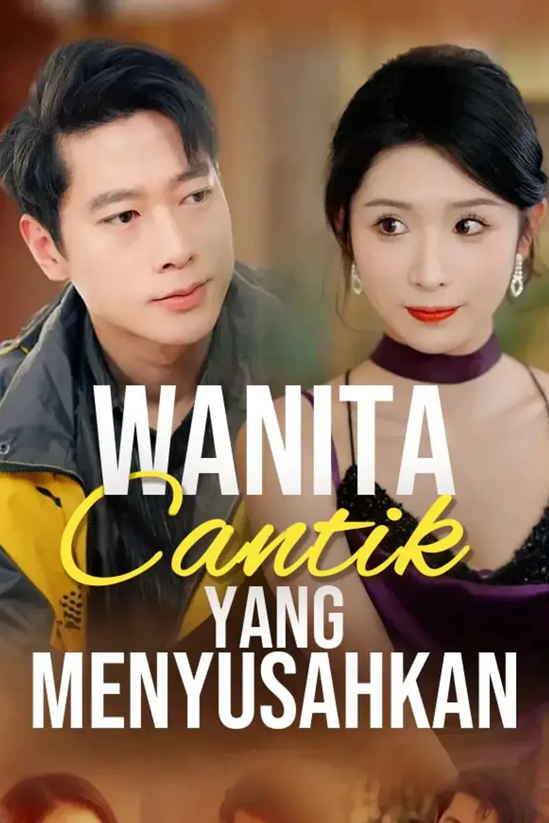 Poster Wanita cantik yang menyusahkan