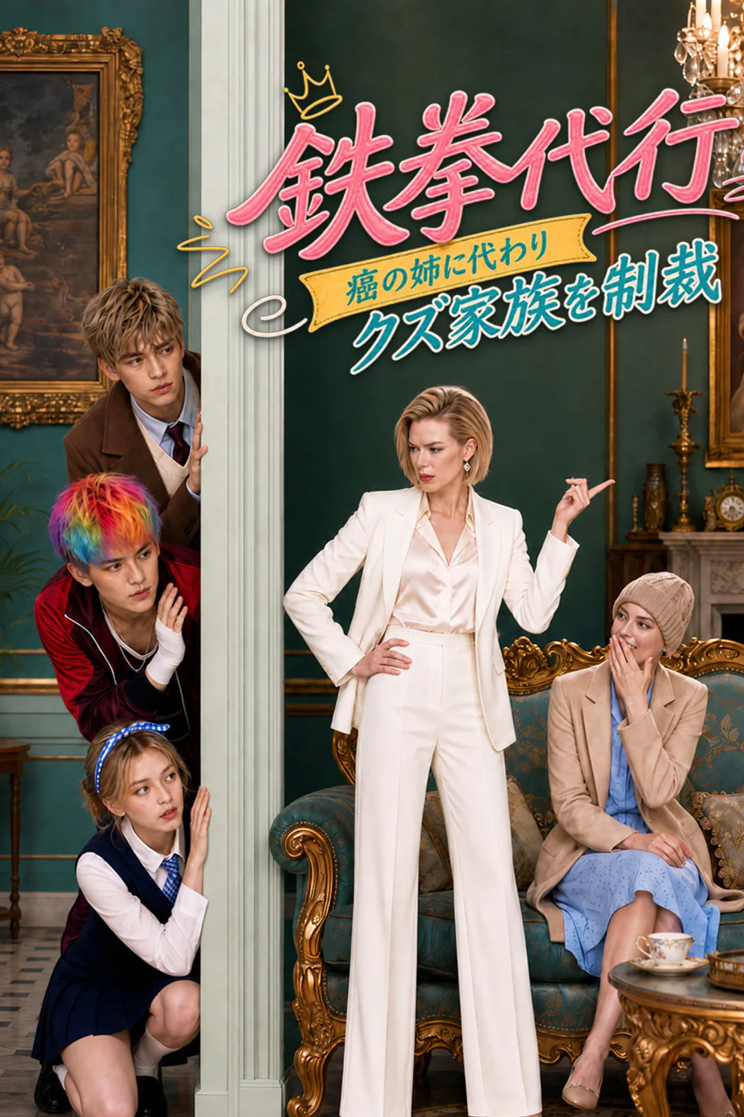 鉄拳代行~癌の姉に代わり、クズ家族を制裁~のポスター