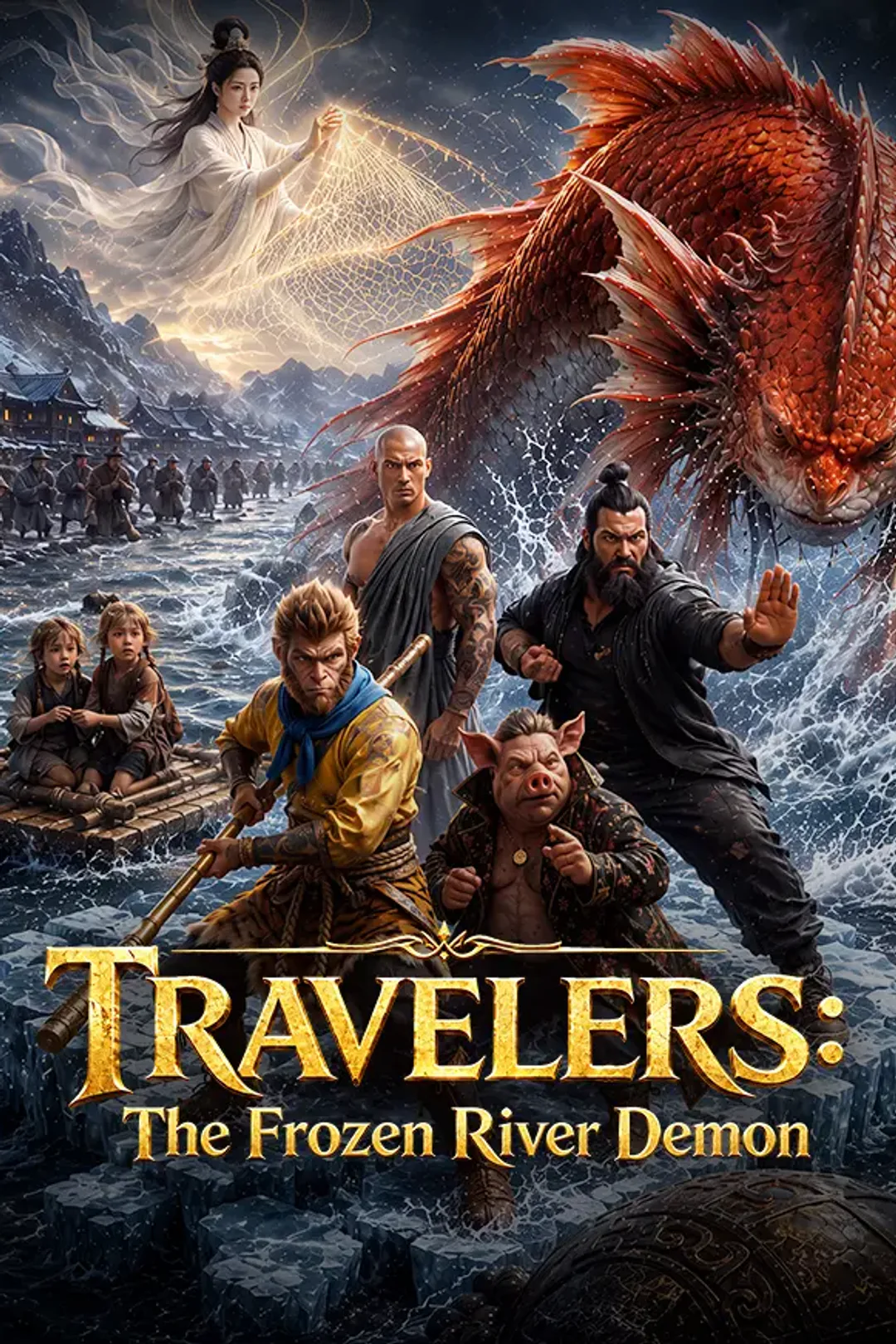 Travelers: The Frozen River Demon poster