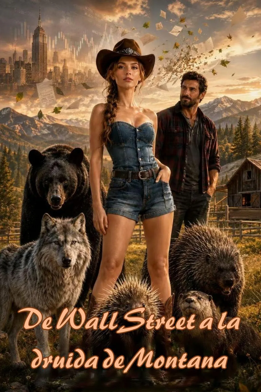 Póster de De Wall Street a la druida de Montana