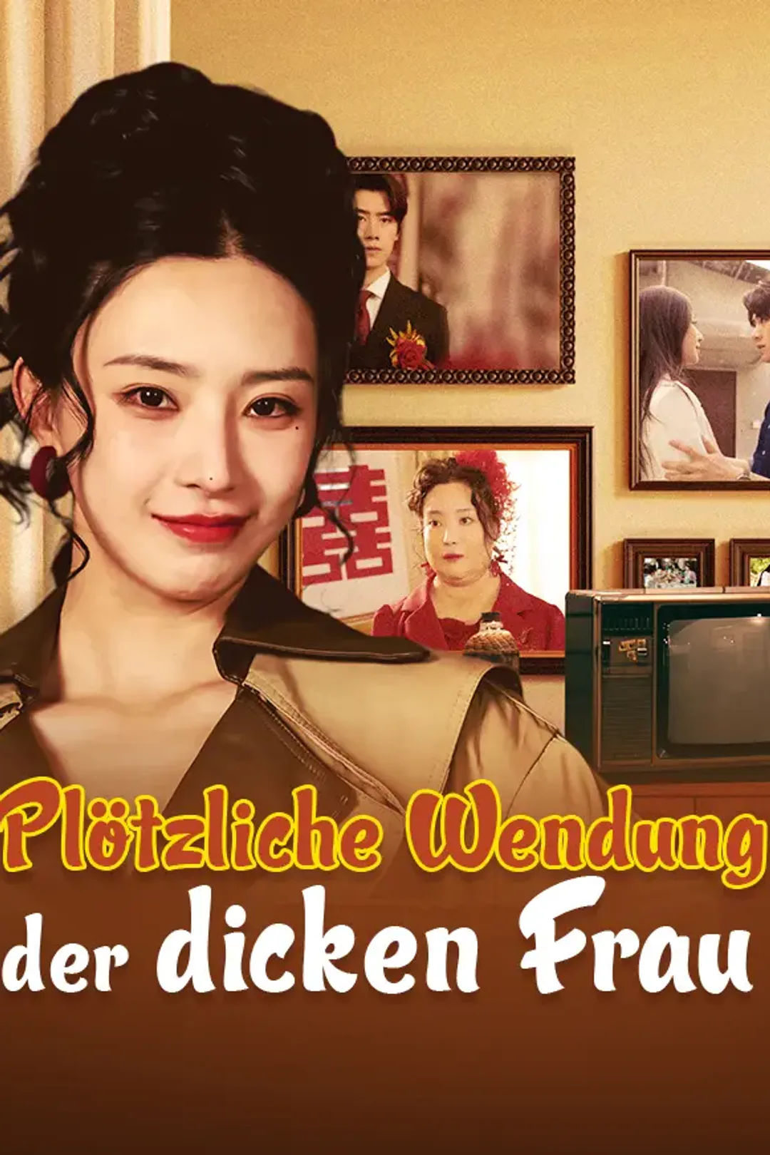Poster von Plötzliche Wendung der dicken Frau