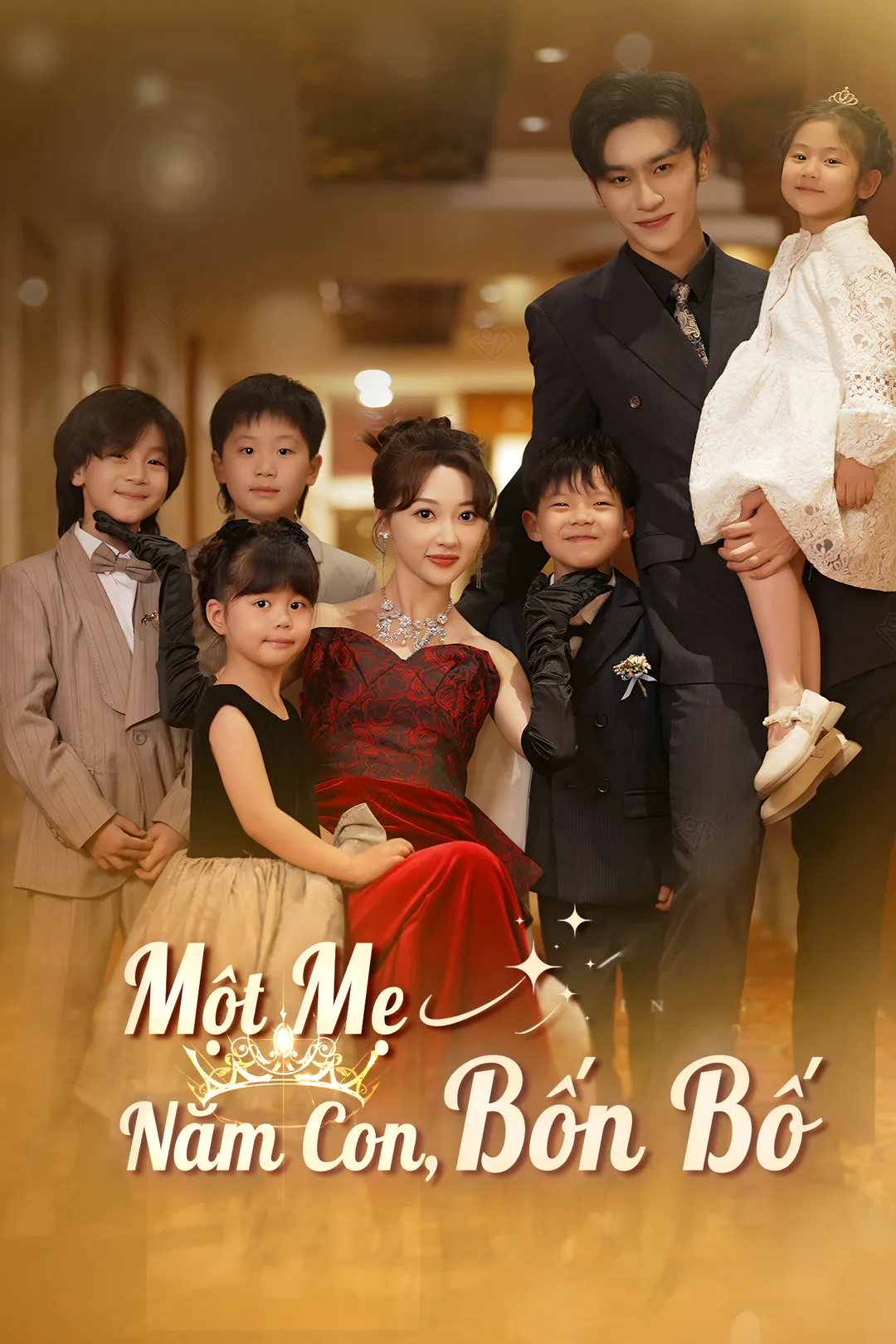 Poster phim Một Mẹ, Năm Con, Bốn Bố