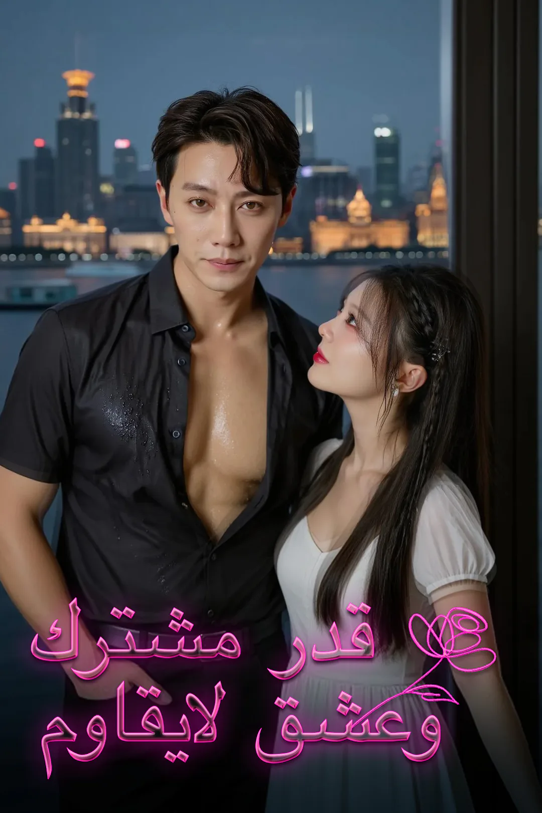 ملصق مسلسل «قدر مشترك وعشق لايقاوم»
