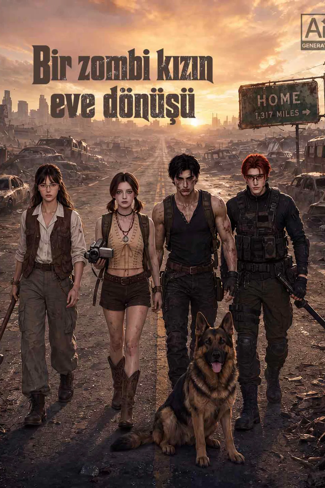 Bir Zombi Kızın Eve Dönüşü afişi