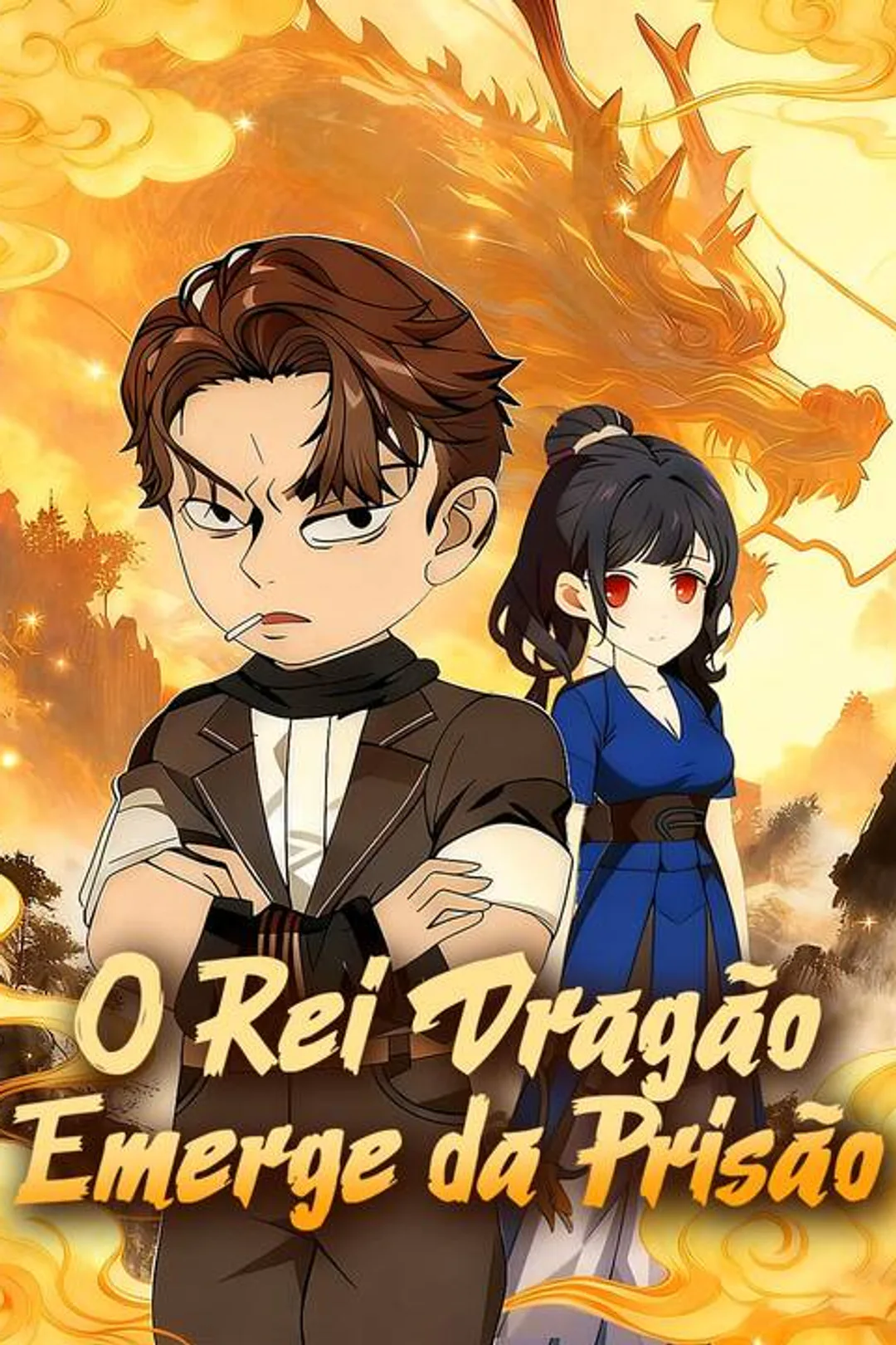 Pôster de O Rei Dragão Emerge da Prisão