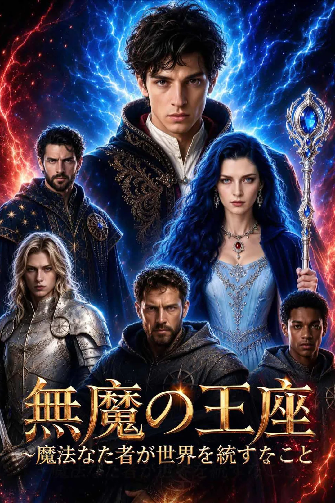 無魔の王座 ~魔法なき者が世界を統べる時のポスター