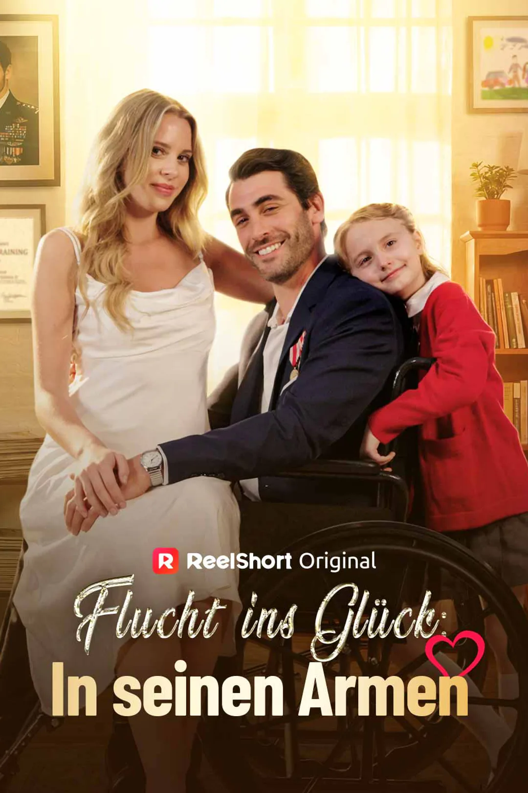 Poster von Flucht ins Glück: In seinen Armen