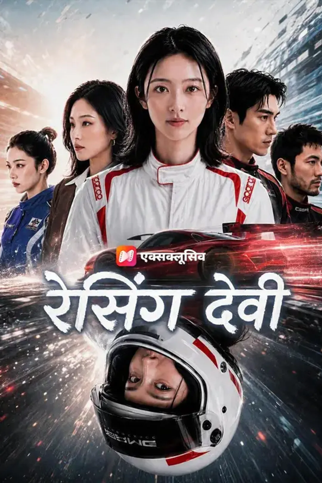 (डबिंग) रेसिंग देवी का पोस्टर