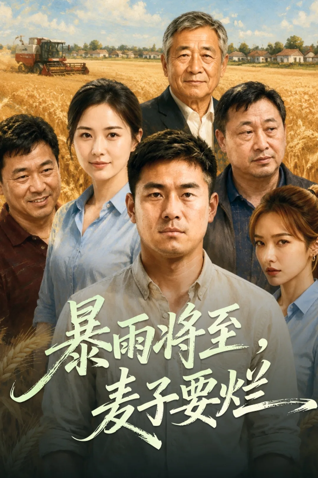 《暴雨将至，麦子要烂》海报