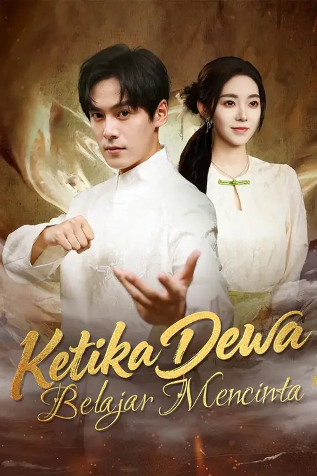 Poster Ketika Dewa Belajar Mencinta