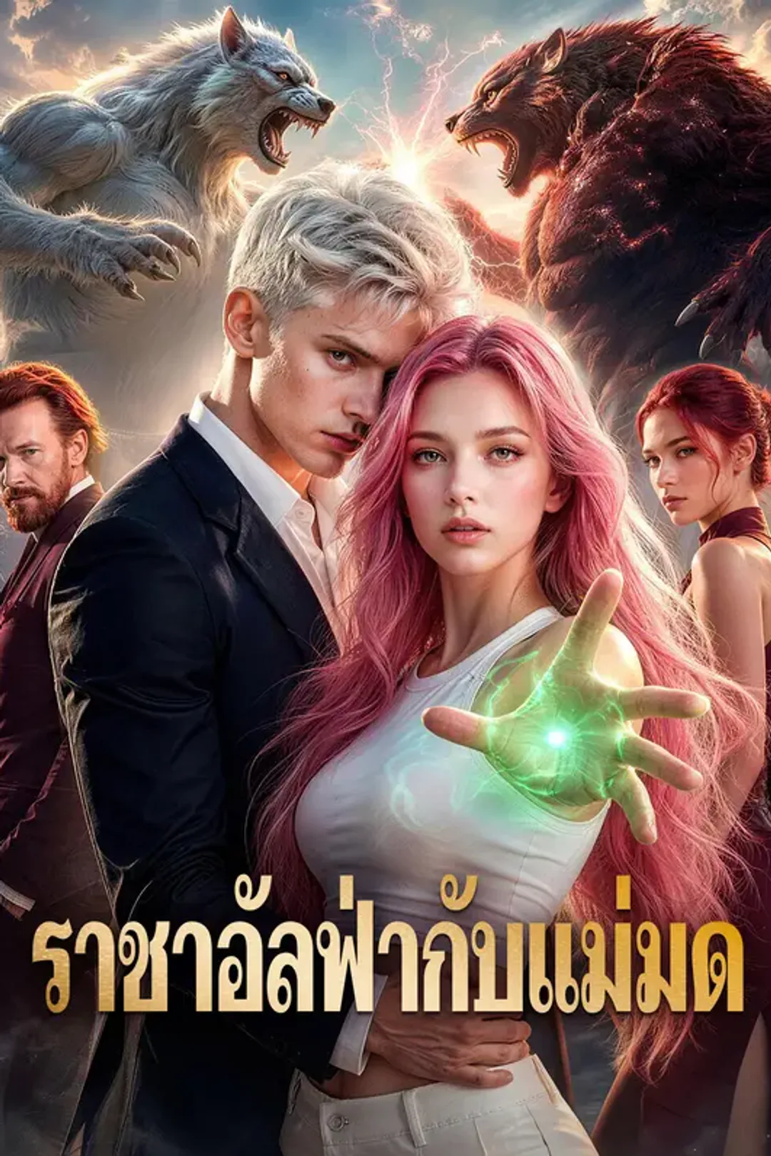 โปสเตอร์ ราชาอัลฟ่ากับแม่มด